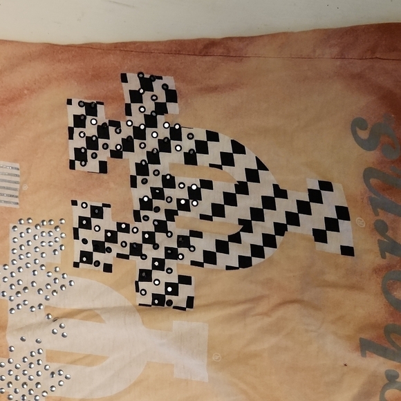 Texas Longhorns Tie Dye and Distressed T-Shirt Size Medium/ Large Football - Picture 2 of 5